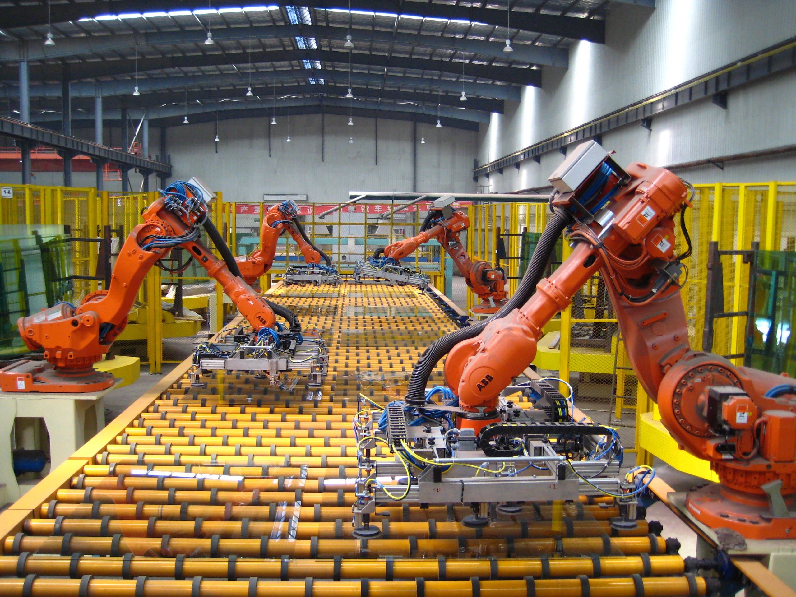 Industrial glass manufacturing